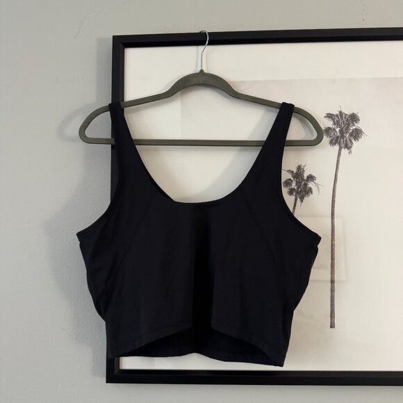 Amazon | NWOT Workout Tank Top With Built-In Shelf Bra in Black Size XL - Picture 4 of 7